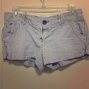 AE seersucker shorts